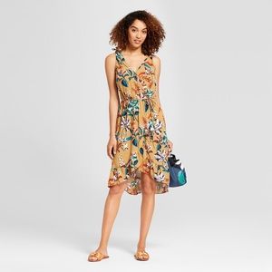 A New Day yellow floral summer dress